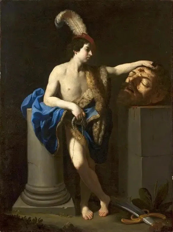 David seirer Goliat. - Guido Reni