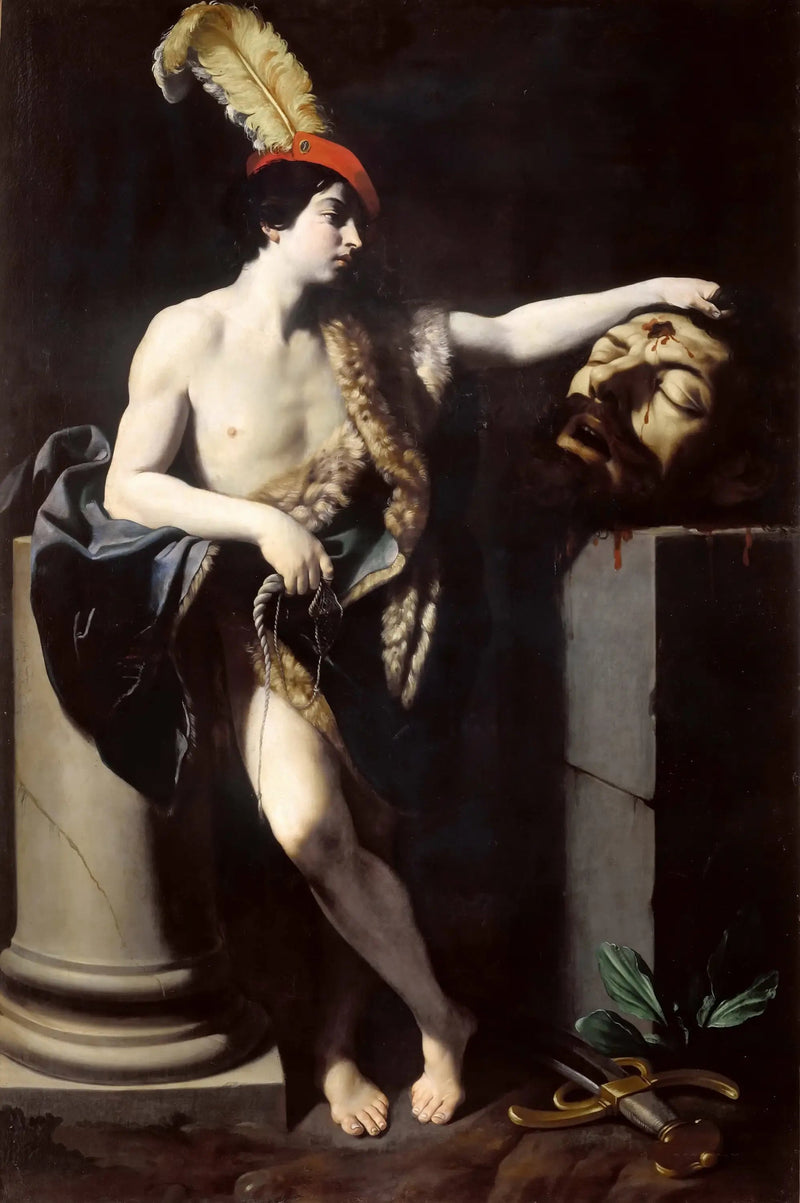 David seirer Goliat. - Guido Reni