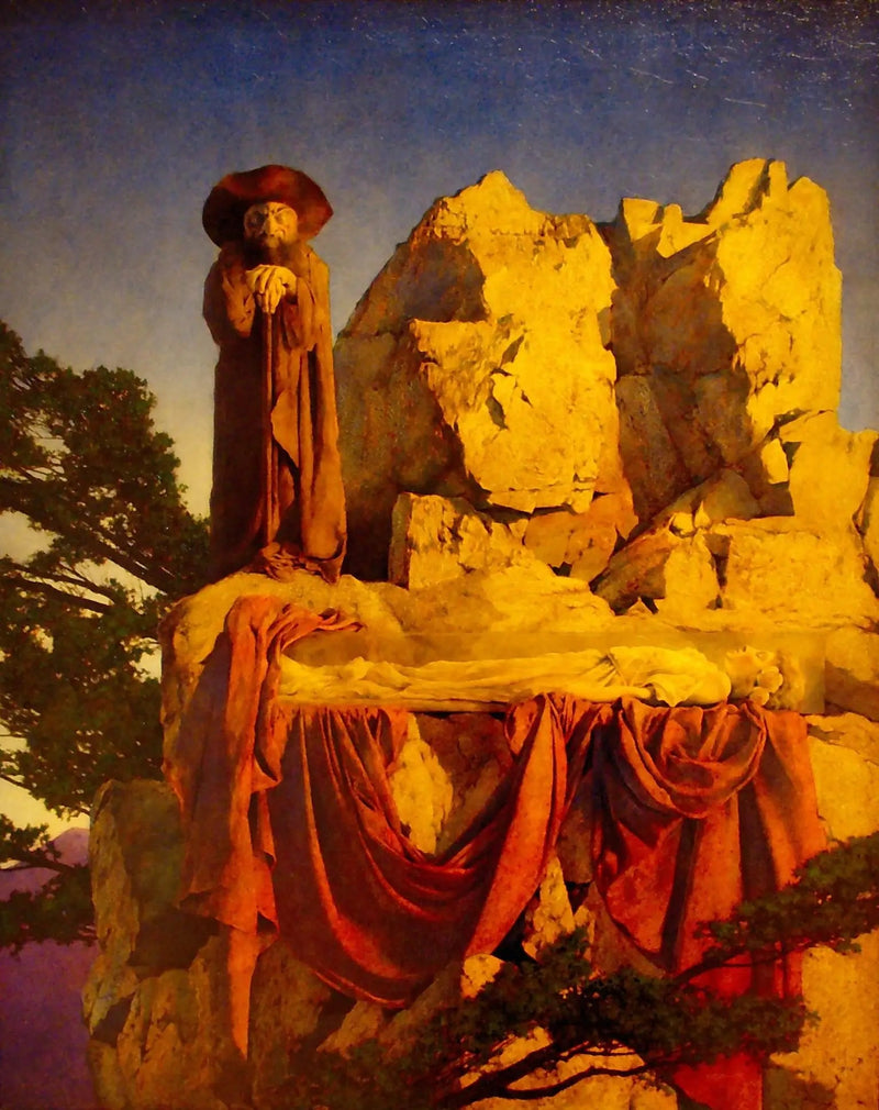 Fra historien om Snøhvit - Maxfield Parrish