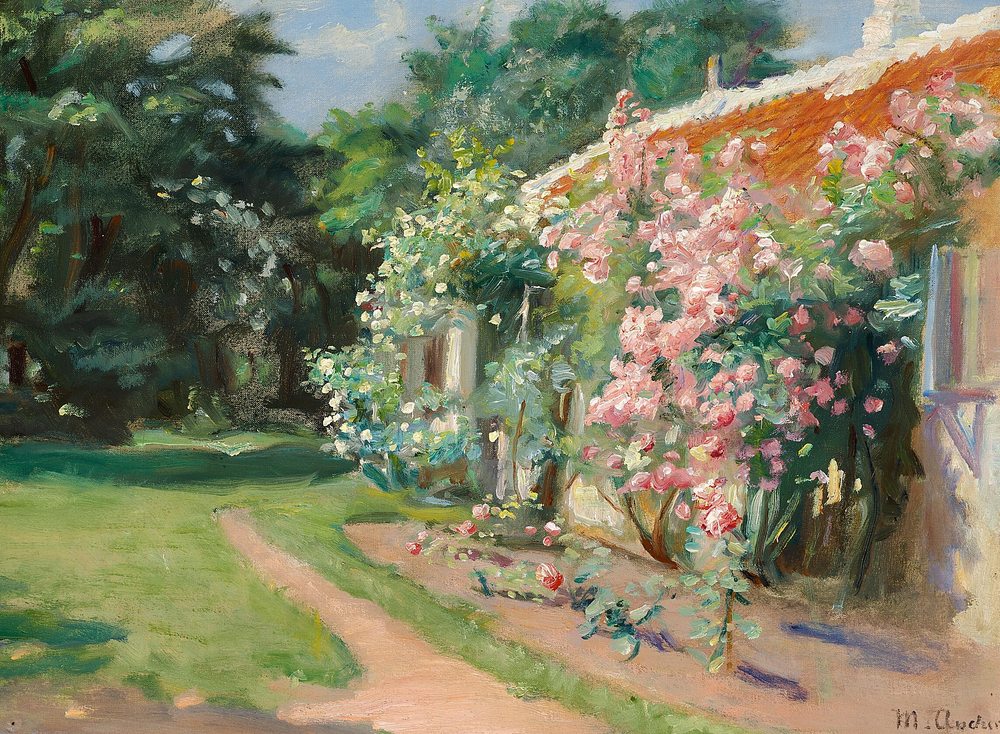 De notre ancien jardin à Skagen. - Michael Peter Ancher image 1 reproduction réalisée par Alpha Reproduction
