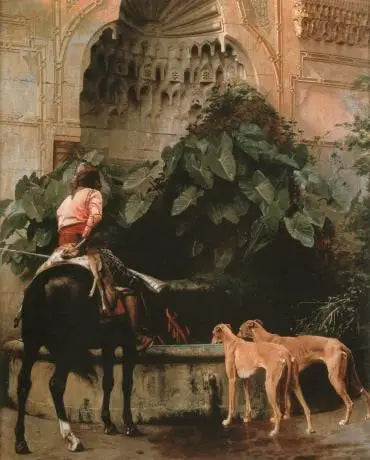 Tilbake fra jakten - Jean-Léon Gérôme