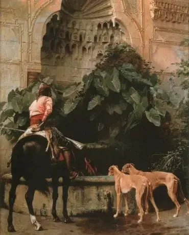 Tilbake fra jakten - Jean-Léon Gérôme