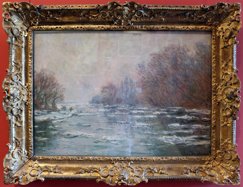 Debacle nær Vétheuil W572 - Claude Monet