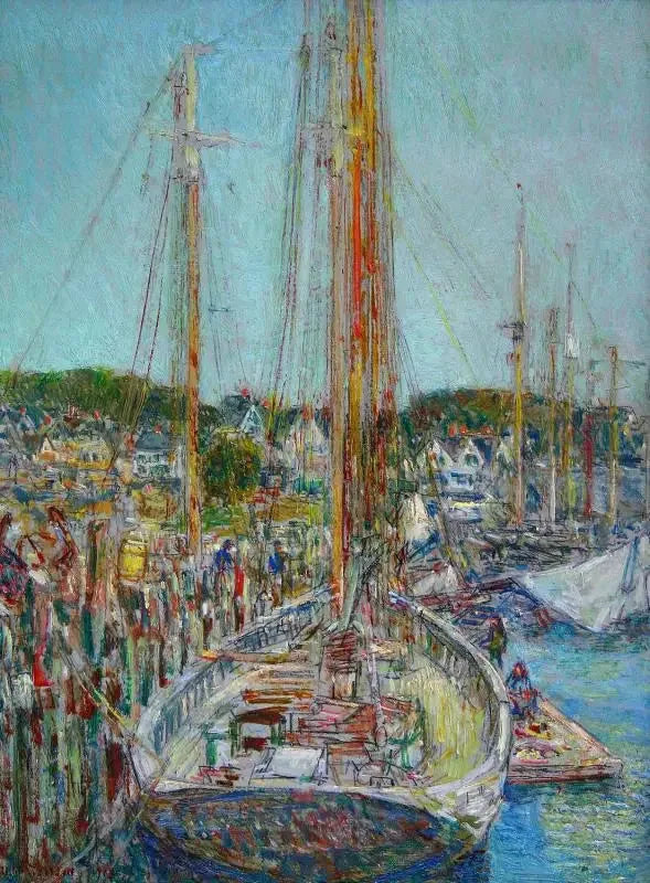 Kai, Gloucester - Childe Hassam

Source:
Débarcadère, Gloucester - Childe Hassam