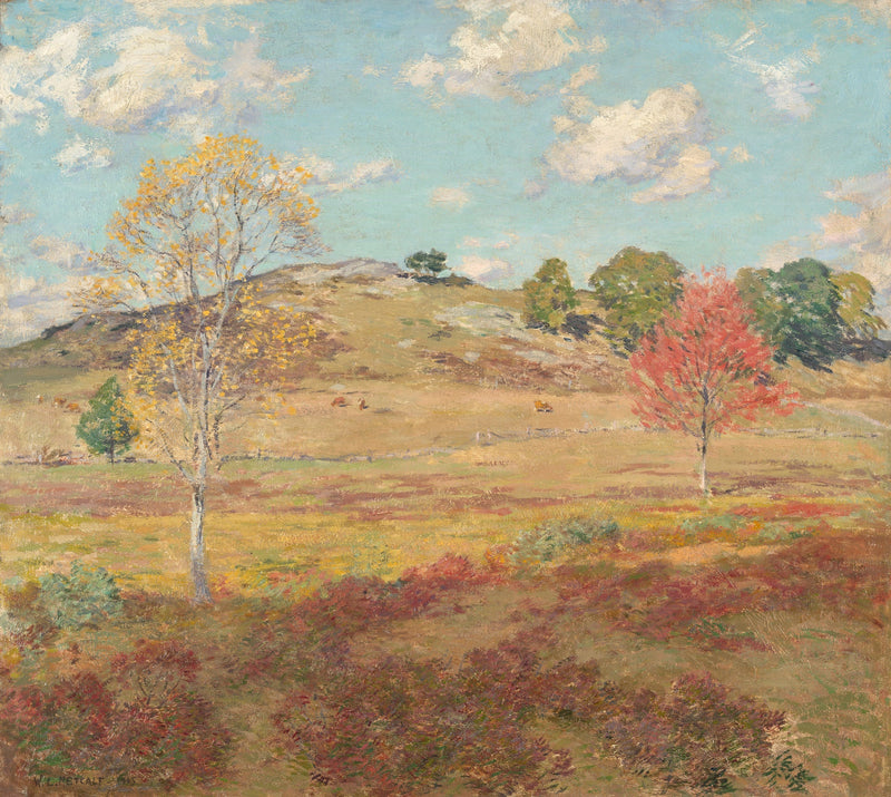 Begynnelsen av høsten - Willard Metcalf