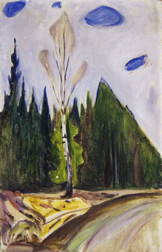Begynnelsen av våren - Edvard Munch