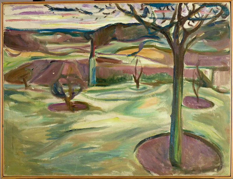 Begynnelsen av våren - Edvard Munch