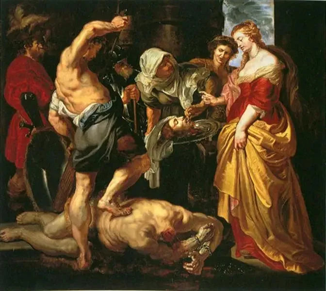 Henrettelse av Johannes Døperen under Salomés blikk - Peter Paul Rubens