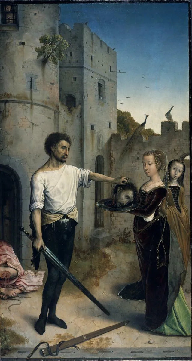Saint Johannes Døperens avkledning - Juan de Flandes