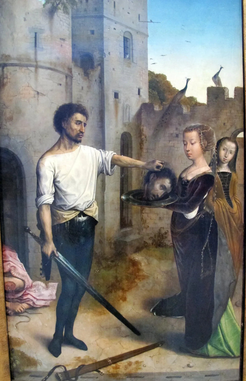 Saint Johannes Døperen avskjæring - Juan de Flandes