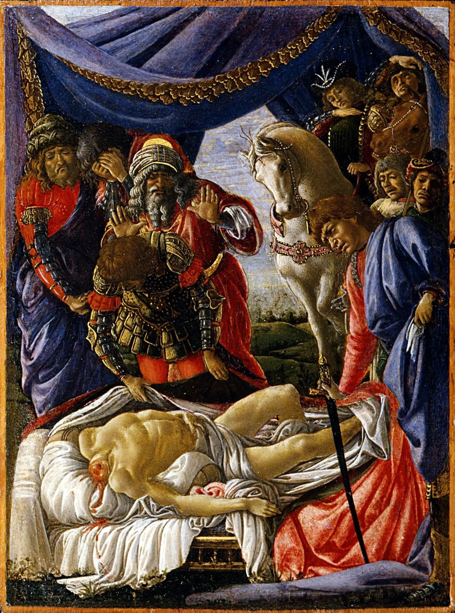 Oppdagelsen av liket til Holophernes - Sandro Botticelli
