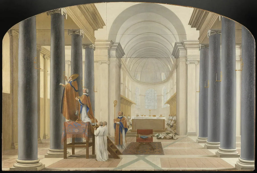 Dedikasjon av en chartreusekirke - Eustache Le Sueur