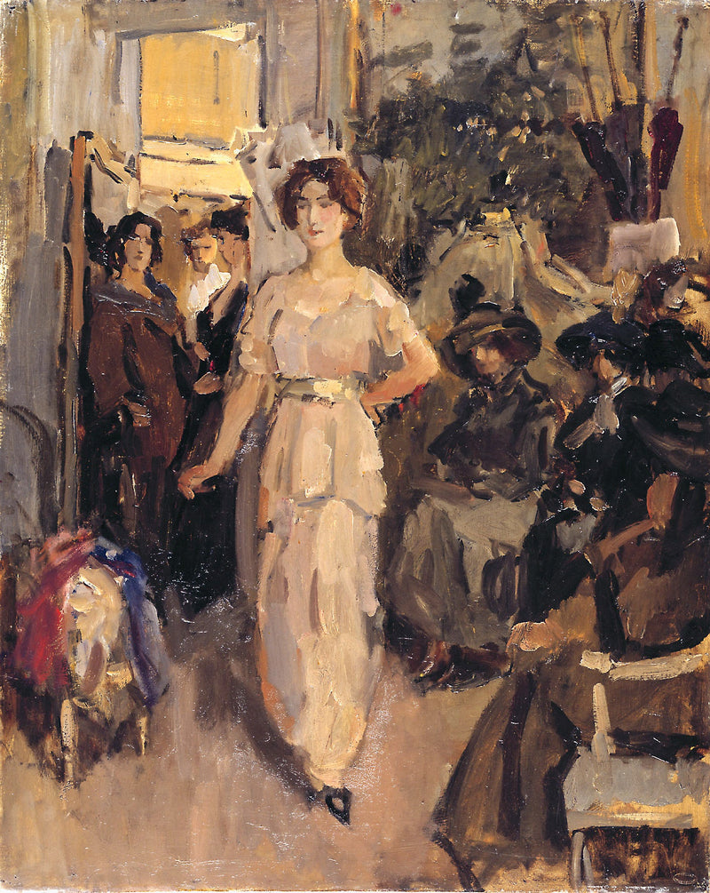 Motevisning hos Hirsch - Isaac Israëls
