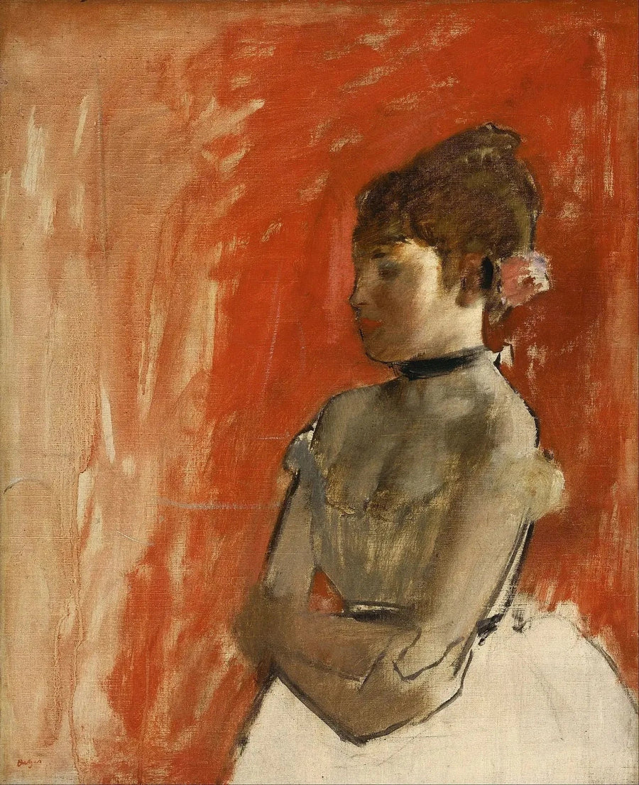 Ballettdanser med armene krysset - Edgar Degas