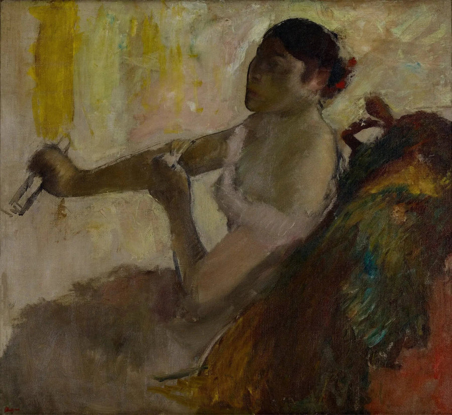 Portrett av frøken Rose Caron - Edgar Degas