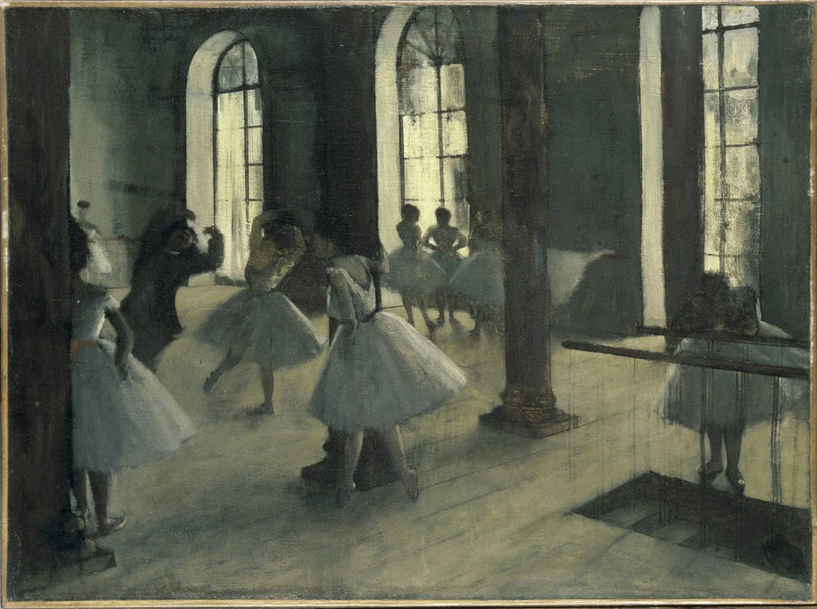 Danserepetisjon i dansehjemmet - Edgar Degas