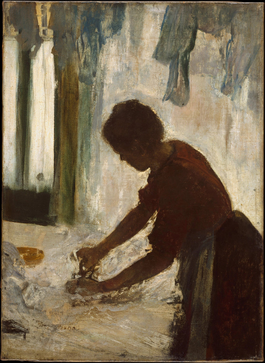 En kvinne som stryker - Edgar Degas