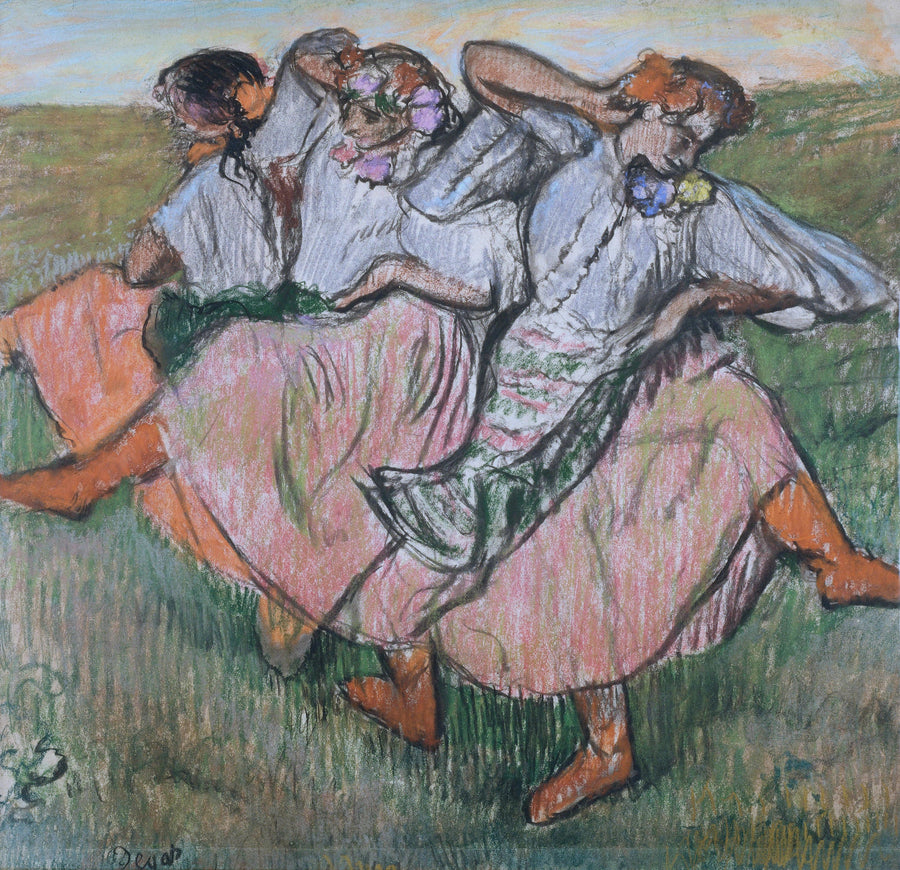 Tre russiske dansere - Edgar Degas