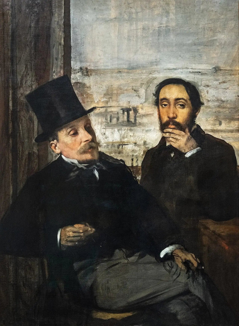 Degas og Évariste de Valernes - Edgar Degas