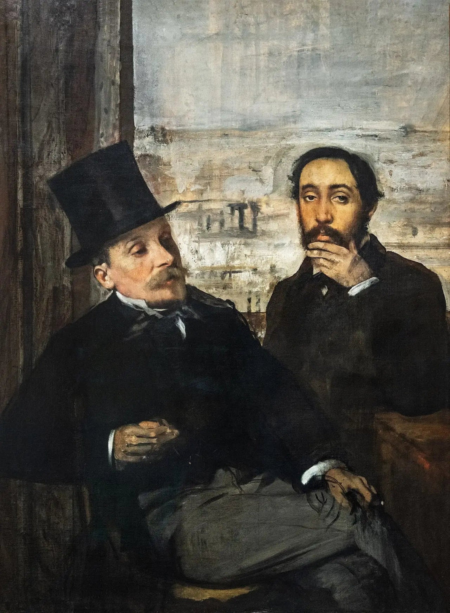 Degas og Évariste de Valernes - Edgar Degas