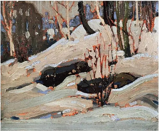 Tining: snøbanker - Tom Thomson

Source:
Dégel : bancs de neige - Tom Thomson