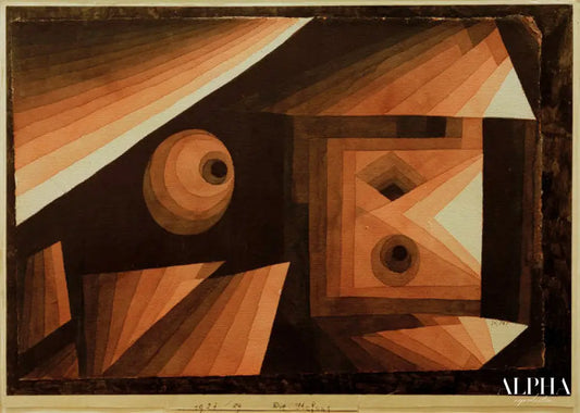 Dégradation rouge, 1921 - Paul Klee - Reproductions de tableaux et peintures haut de gamme