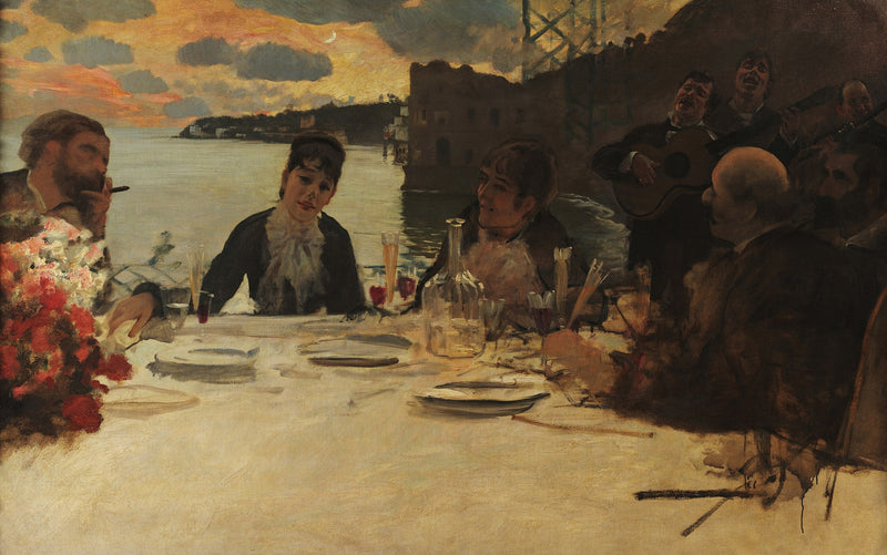 Frokost i Posillipo - Giuseppe De Nittis