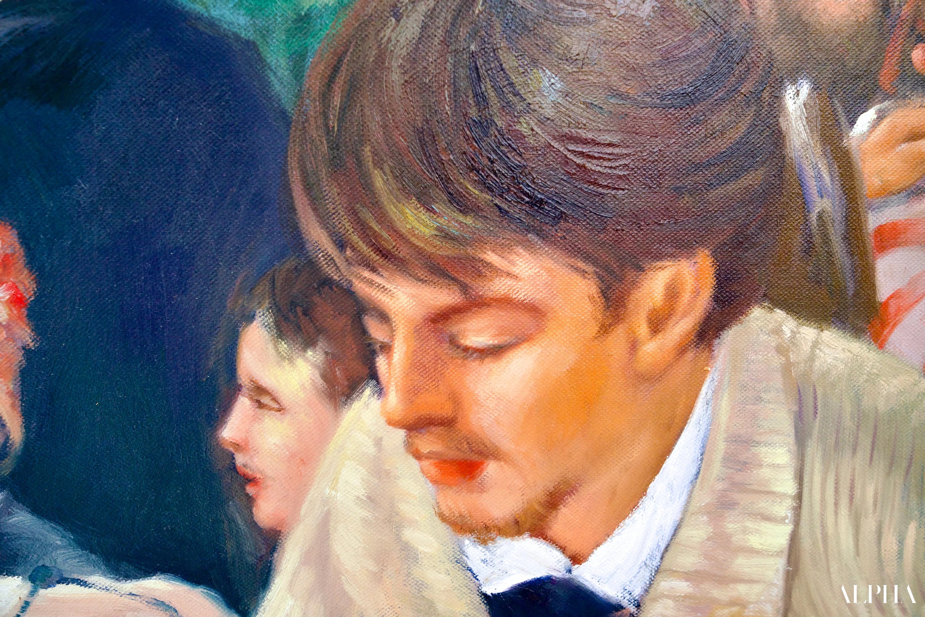 Déjeuner des Canotiers (Renoir) - Alpha Reproduction | 160 x 120 cm Reproductions de tableaux à la peinture à l’huile