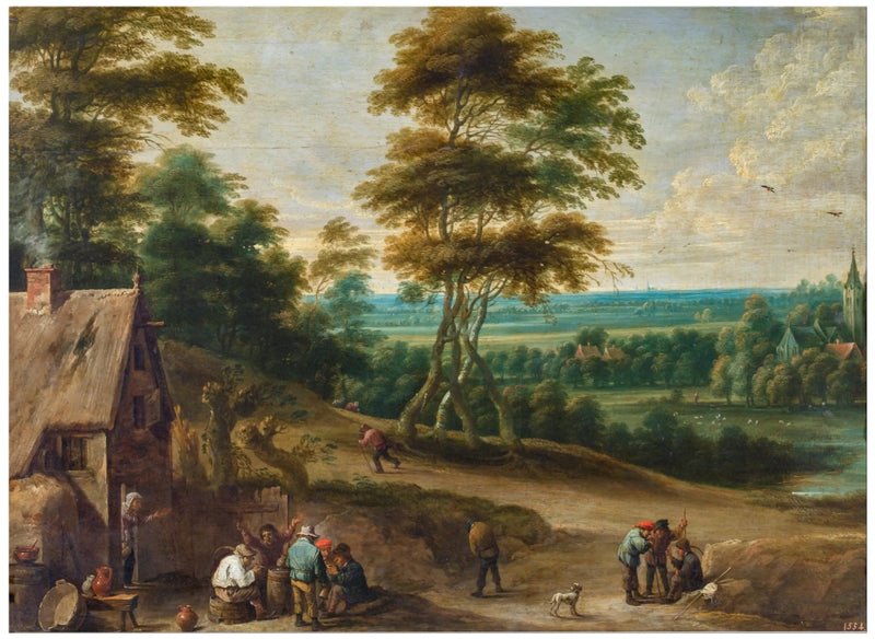 Frokost for landsbyboere - David Teniers den Yngre

Source:
Déjeuner des villageois - David Teniers le Jeune