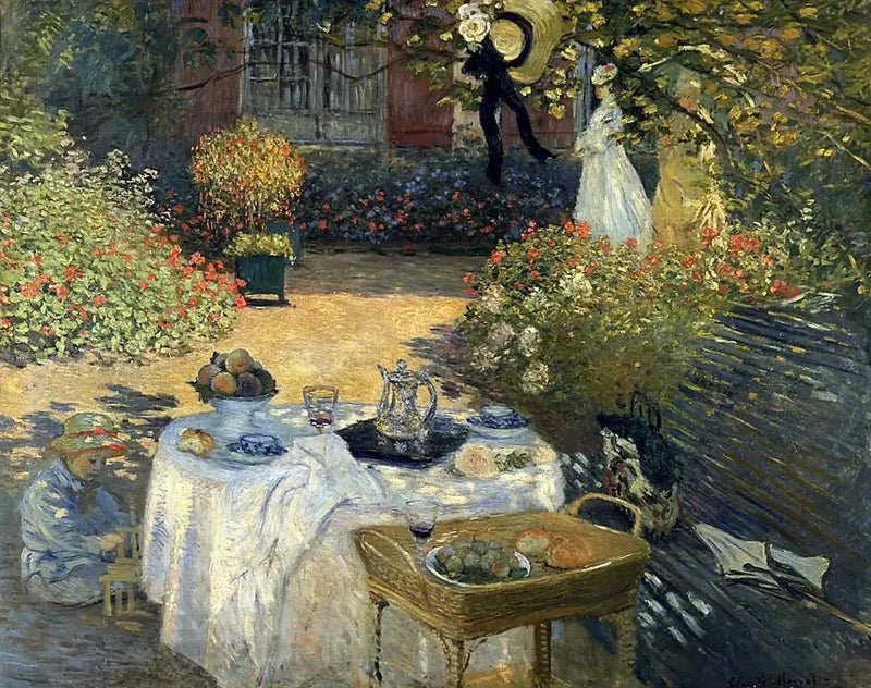 Le Déjeuner, dekorativt panel W285 - Claude Monet