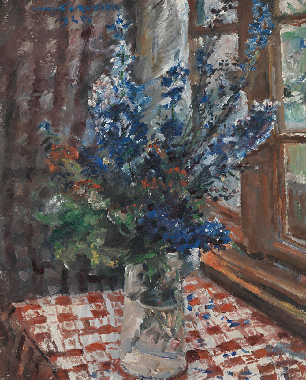Delphinium - Lovis Corinth image 1 copie de tableau peinte à la main