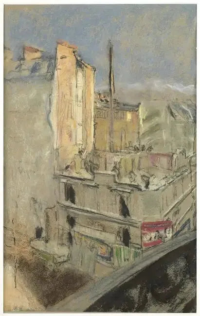 Riving på Calais-gaten (60.1.1) - Édouard Vuillard