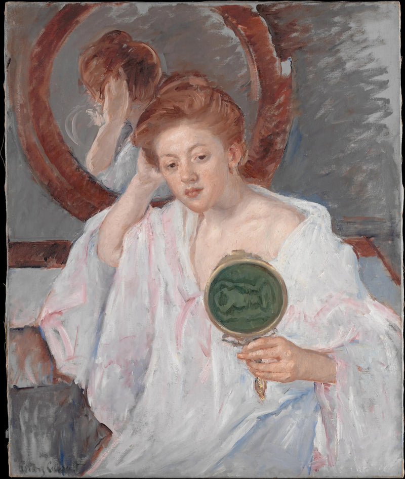 Denise ved sitt sminkebord - Mary Cassatt