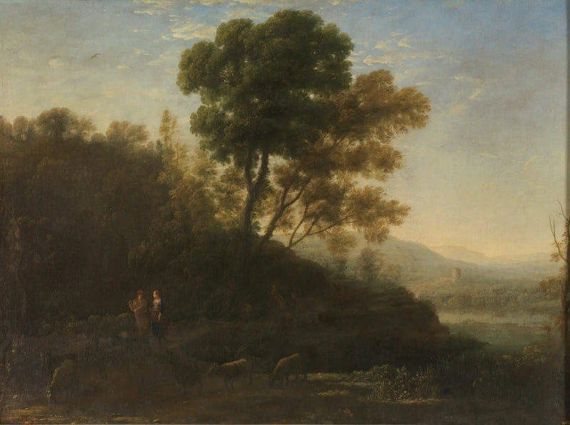 Avreise med flokken - Claude Lorrain