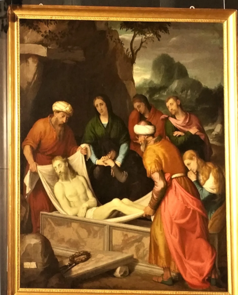 Kristi gravlegging - Giovanni Battista Moroni
