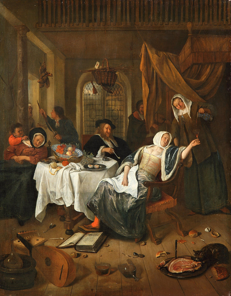 Der liederliche Haushalt - Jan Steen