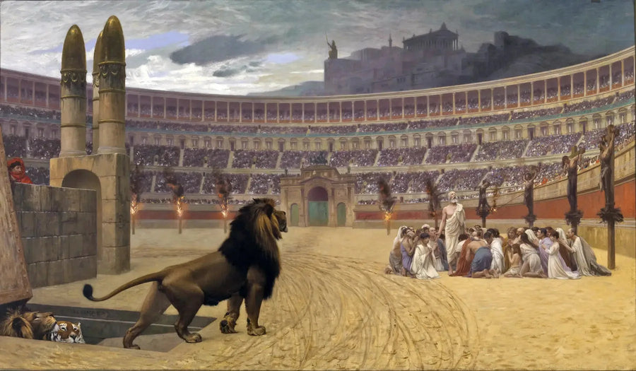 Siste bønner fra de kristne martyrer - Jean-Léon Gérôme