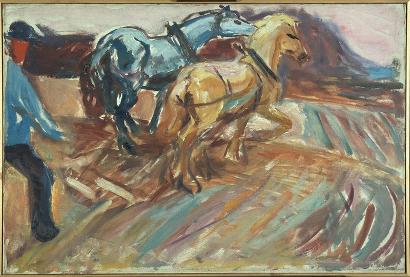 Bak plogen - Edvard Munch