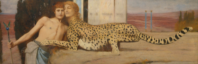 Kjærtegn - Fernand Khnopff