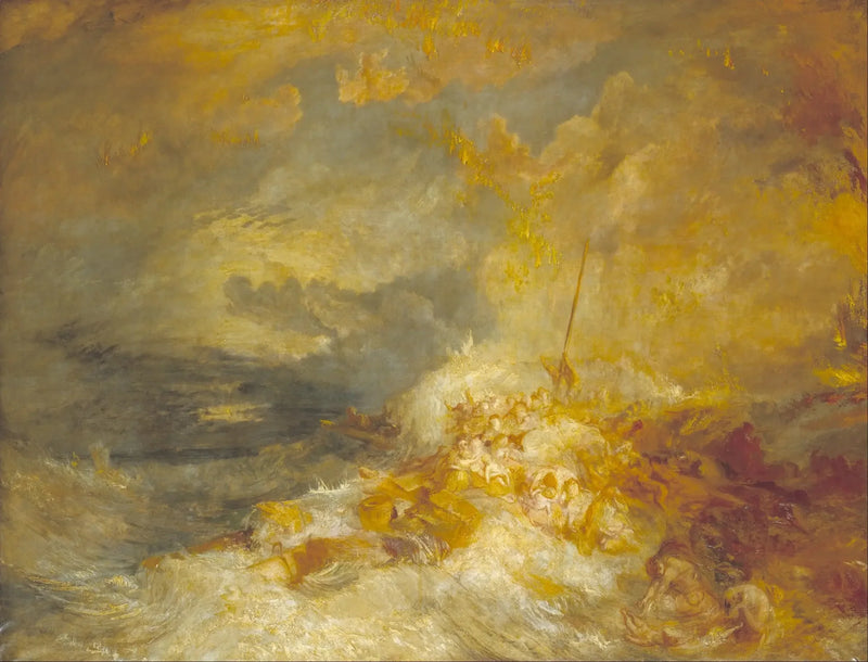 Katastrofe til sjøs - J. M. W. Turner