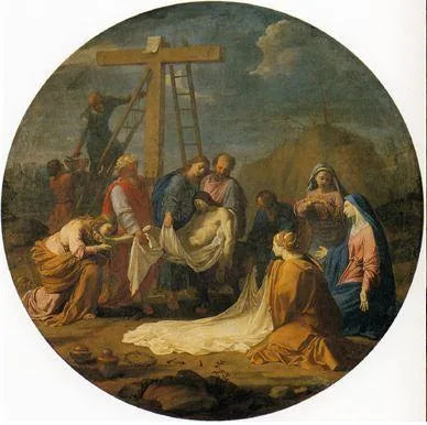 Korsfestelse - Eustache Le Sueur