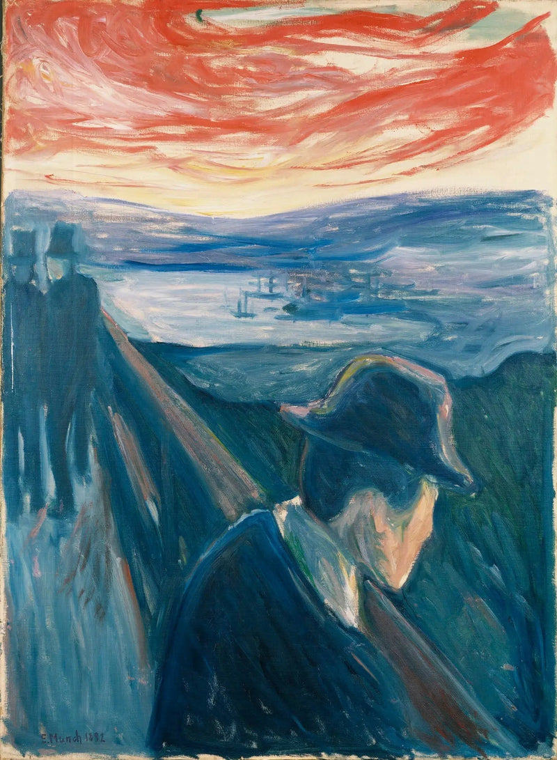 Fortvilelse - Edvard Munch