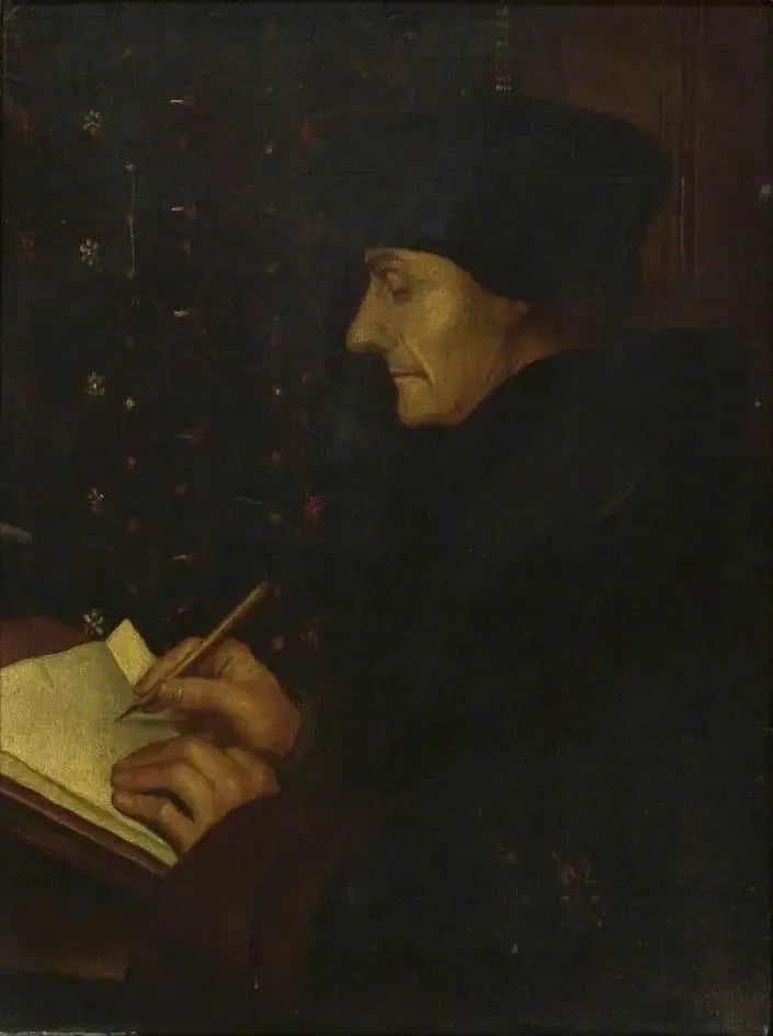 Desiderius Erasmus - Hans Holbein den Yngre

Source:
Desiderius Erasmus - Hans Holbein le Jeune
