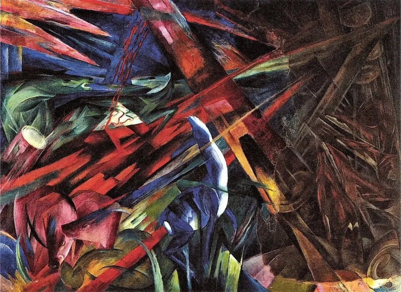 Dyrenes skjebner - Franz Marc