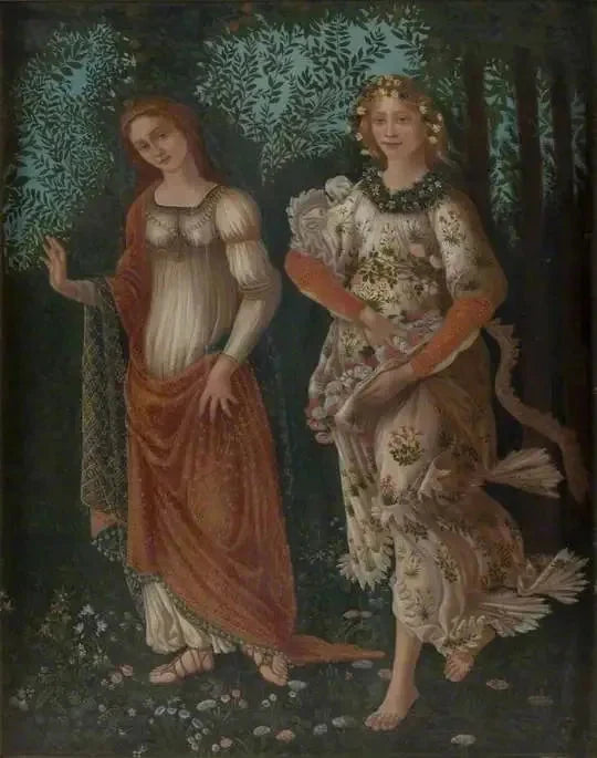 Detalj av «Vår» av Botticelli - Sandro Botticelli