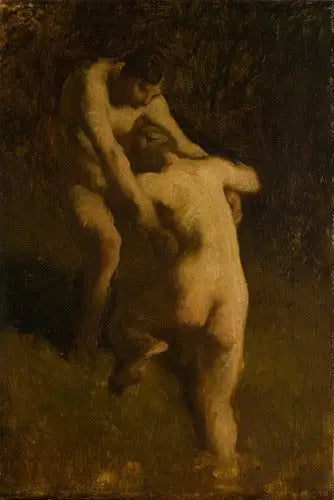 To badende - Jean-François Millet