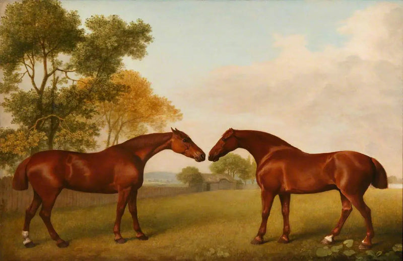 To hester i en innhegning - George Stubbs

Source:
Deux chevaux dans un enclos - George Stubbs