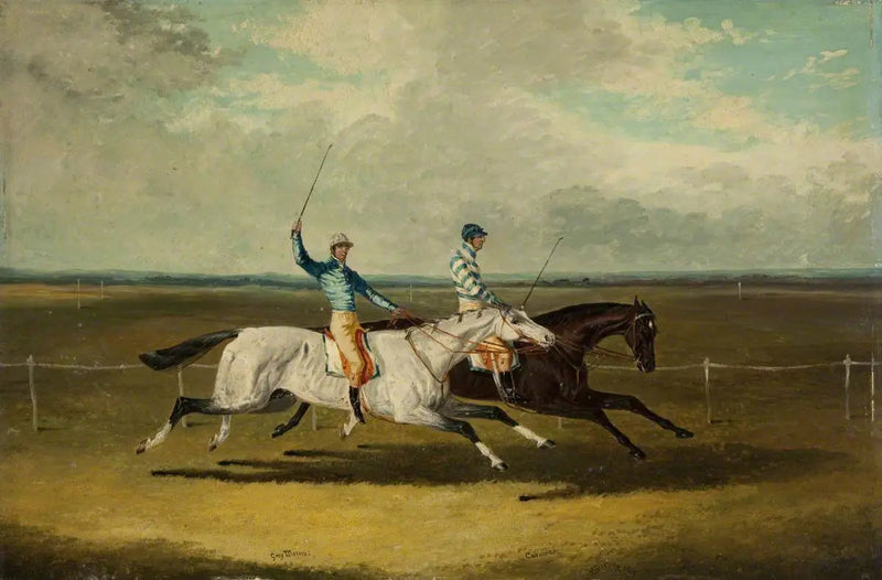 To hestersport – « Grey Momus » og « Caravan » – Løp - John Frederick Herring, Sr.

Source:
Deux chevaux de course – « Grey Momus » et « Caravan » – Courses - John Frederick Herring, Sr.