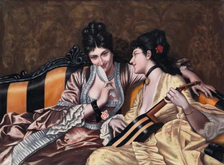 To kvinner på en sofa - Luis Ricardo Falero

Source:
Deux dames sur un canapé - Luis Ricardo Falero