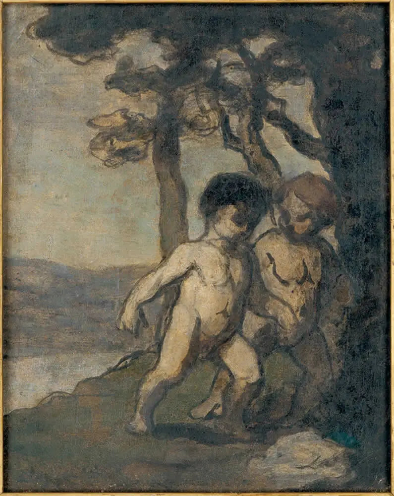 To barn - Honoré Daumier